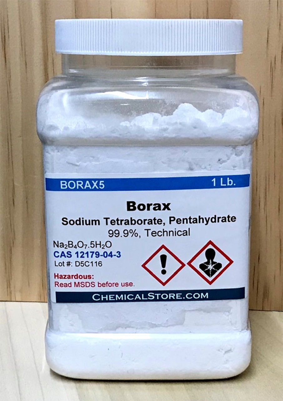 Borax (Sodium Borate, Sodium Tetraborate, Pentahydrate) 